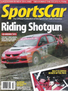 SPORTS CAR 2003 JULY - LAGEMANN, RIDING SHOTGUN, RALLY CO-DRIVER SECRETS